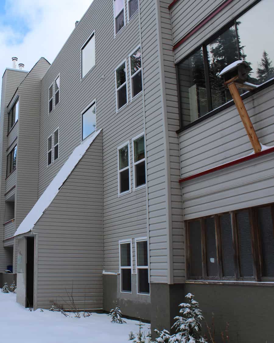 Updated windows at an apartment strata in Big White, Kelowna