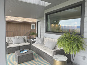 Window replacement on a patio in kelowna
