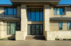 Example of wood metal clad windows available by Adera